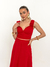 Cropped Aurora Alfaiataria Vermelho Amb