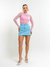 Shorts Saia Livia Alfaiataria Azul Amb - comprar online