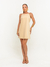 Vestido Amanda Alfaiataria Bege Amb