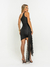 Vestido Micaela Assimetrico Preto Amb - Estação Store - Moda Feminina Elegante e Moderna  | Compre Agora e Arrase!