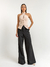 Calça Valentina Pantalona High Preto Amb na internet