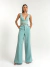 Calça Valentina Pantalona High Verde Amb