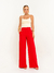 Calça Ana Ampla Vermelho Amb