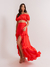 Saia Isis Vermelho Cascata Fluid Amb