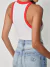 Regata Canelada Off/Vermelho Colcci - comprar online