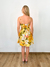 Vestido Curto Floral Amarelo Farm na internet
