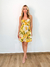 Vestido Curto Floral Amarelo Farm