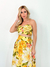 Top Floral Amarelo Farm