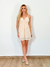 Vestido Olinda Curto Decote Bege