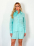 Camisa Flor Lisa Linho Verde - comprar online