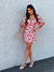 Vestido Curto Camafeu Tropical
