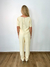 Blusa Lara Decote V Creme - comprar online