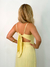 Vestido Ana Busto Estruturado Amarelo Linho - Estação Store - Moda Feminina Elegante e Moderna  | Compre Agora e Arrase!