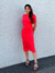 Vestido Tshirt Santine Vermelho Colcci