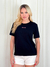 Camiseta Boy Preto E Rosa Colcci - comprar online