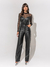 Top Corset Dora Couro Eco Preto Taxas Amb