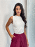 Blusa Larissa Canelada S/Manga Off - comprar online