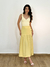 Saia Olivia Peplum Mid Amarelo