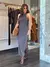 Vestido Canelado Cinza Colcci - comprar online