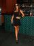 Vestido Valeria Com Babado Preto Amb na internet