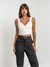 Cropped Ellen Off Couro Eco Amb