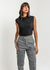 Calça Denise Cinza High Amb - comprar online