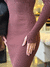 Vestido Antonela Modal Manga Longa G/B - loja online