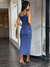 Vestido Poliana Liso Canelado - loja online