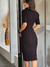 Vestido Tubinho Manga Curta - Estação Store - Moda Feminina Elegante e Moderna  | Compre Agora e Arrase!