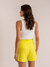 Shorts Angel Em Linho Com Pregas Lima Amb - comprar online