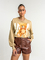 Shorts Flavia Marrom Couro Eco Amb - comprar online