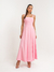 Vestido Ana Super Midi Rosa Amb