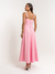Vestido Ana Super Midi Rosa Amb na internet