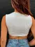 Cropped Basic Cotton Sem Manga Brasil Off - Estação Store - Moda Feminina Elegante e Moderna  | Compre Agora e Arrase!