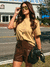 T-Shirt Clara Camel Amb - comprar online