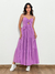 Vestido Marias Laço Lilas Azaleia Farm