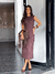 Vestido Regata Longo Detalhe Lateral - comprar online