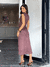 Vestido Regata Longo Detalhe Lateral - Estação Store - Moda Feminina Elegante e Moderna  | Compre Agora e Arrase!