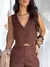 Colete Com Botao Em V - Estação Store - Moda Feminina Elegante e Moderna  | Compre Agora e Arrase!