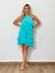 Vestido Evelin Babados Azul - comprar online
