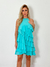 Vestido Evelin Babados Azul na internet