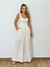 Vestido Valerie Linho Bordado Off - comprar online