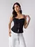 Blusa Preta Luna Amarracao Amb