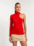 Blusa Elizabete Vermelho Um Ombro So Amb - comprar online