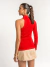 Blusa Elizabete Vermelho Um Ombro So Amb na internet