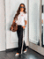 Calça Amanda Preto/Branca - Estação Store - Moda Feminina Elegante e Moderna  | Compre Agora e Arrase!