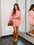 Vestido Isa Curto M/Longa Rosa - loja online