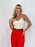 Top Cropped Loise Malha Off White - comprar online