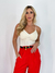 Top Cropped Loise Malha Off White