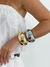 Bracelete Ondulado Dourado - comprar online